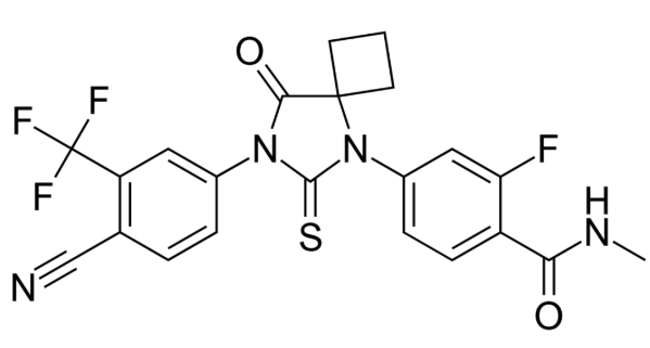 Apalutamide的分子结构式