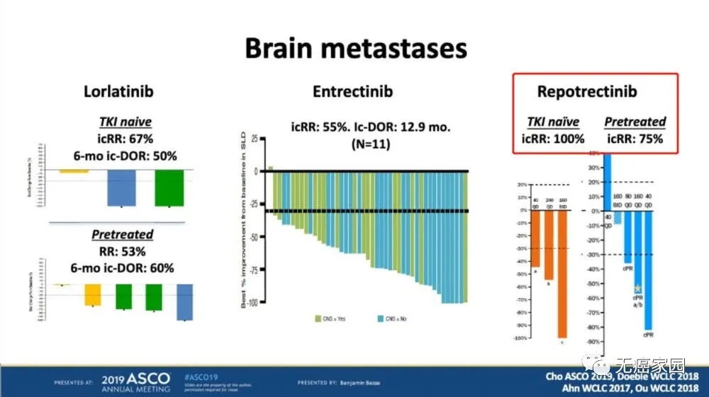 瑞波替尼治疗脑转移的数据对比