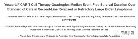 CAR-T疗法Yescarta报道