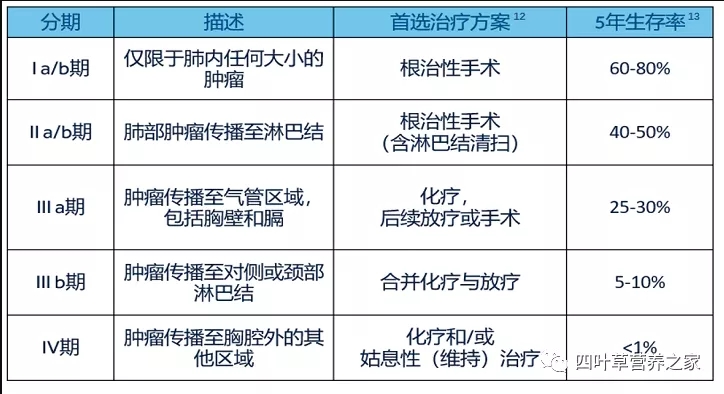 非小细胞肺癌5年生存率