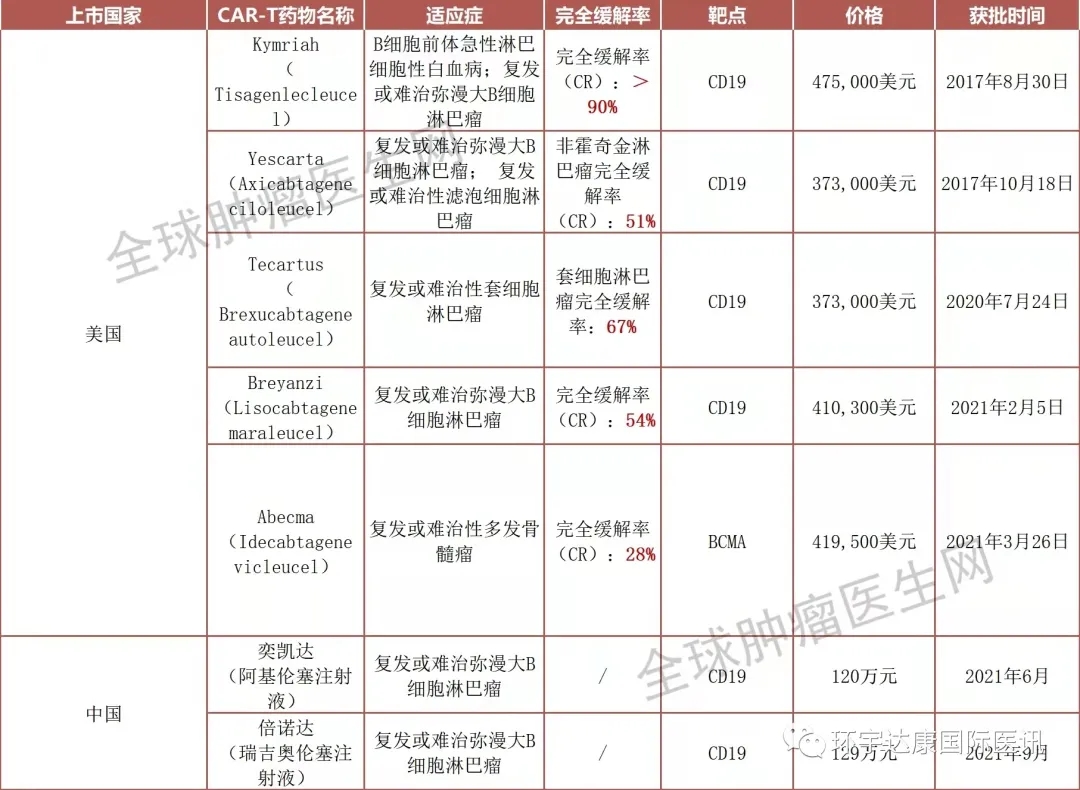 CAR-T细胞免疫疗法