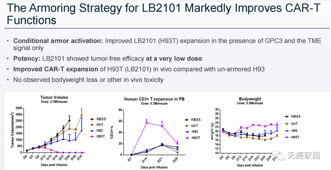 CAR-T疗法LB2101治疗数据
