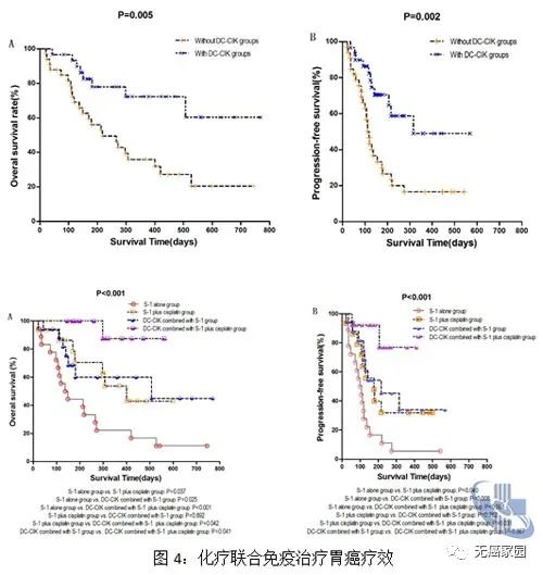 细胞免疫疗法联合化疗治疗胃癌的数据