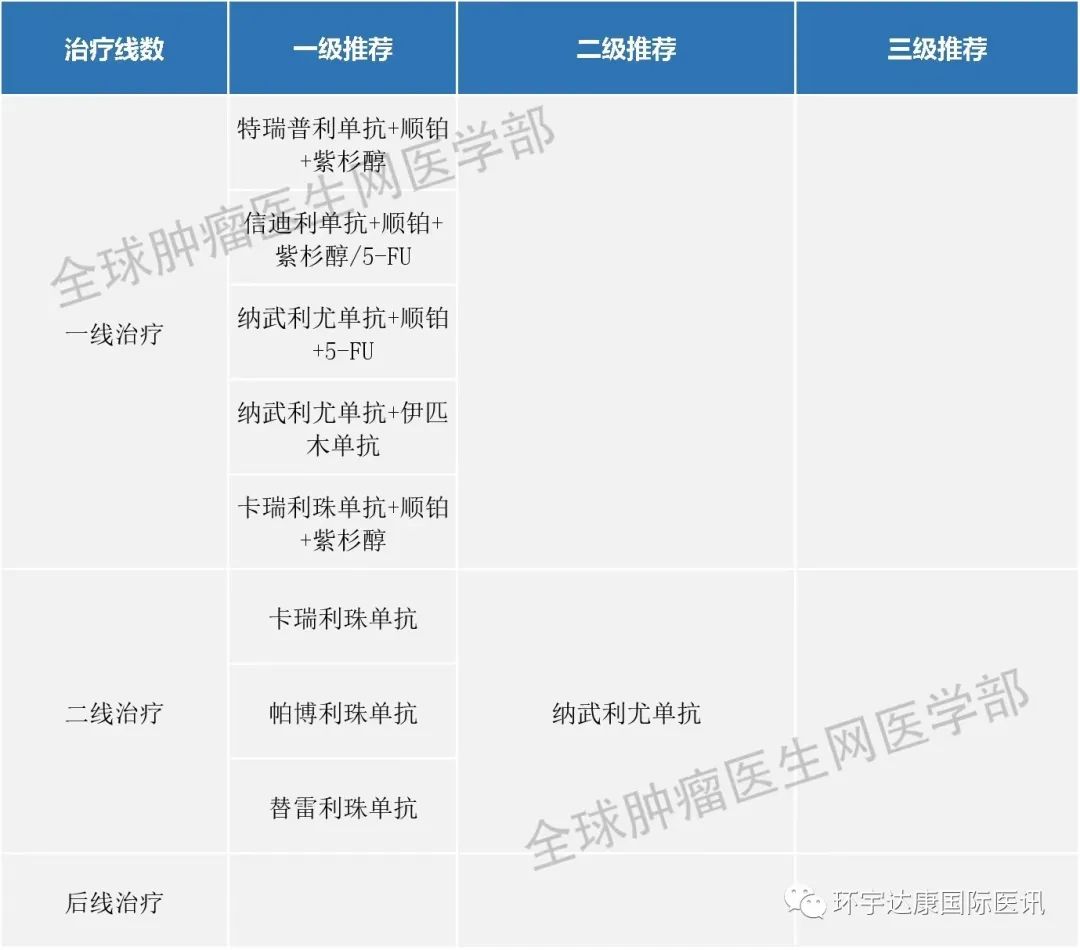 食管癌免疫治疗指南