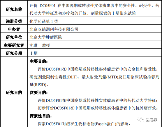 DC05F01临床试验