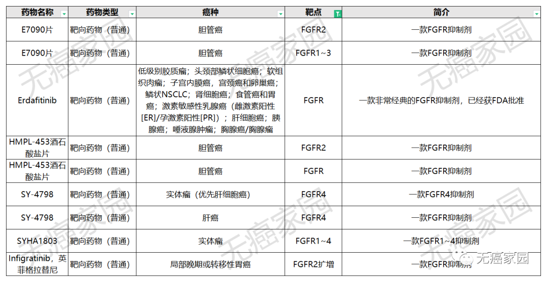 横扫胆管癌、胶质瘤、胰腺癌等14大癌种!首款获FDA批准的FGFR靶向药厄达替尼